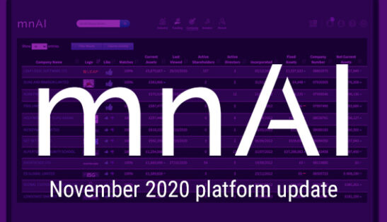 November 2020 platform update
